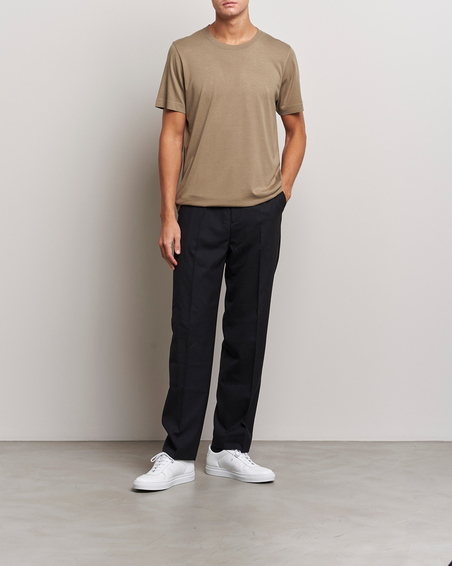 Herre | T-Shirts | CDLP | Crew Neck Tee Clay