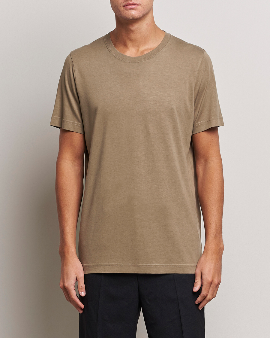 Herre | T-Shirts | CDLP | Crew Neck Tee Clay