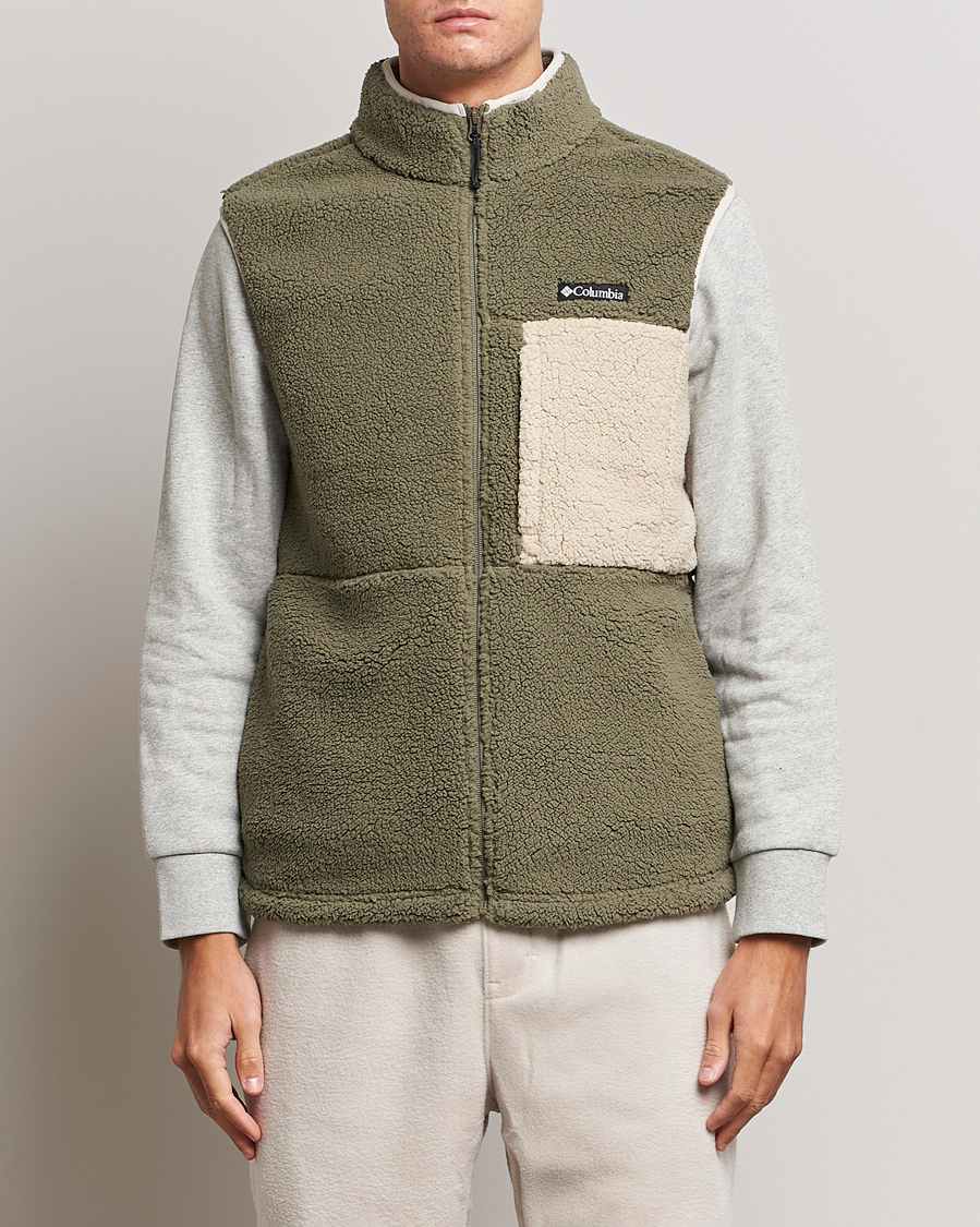 Herre | Gensere | Columbia | Mountainside Heavyweight Fleece Vest Stone Green