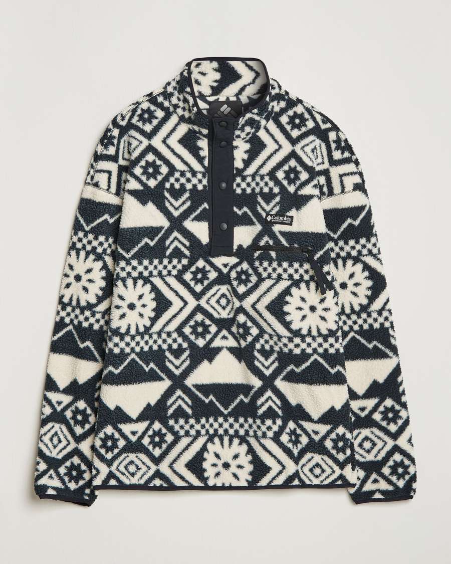 Herre | Gensere | Columbia | Helvetia Half Snap Fleece Black Checkered