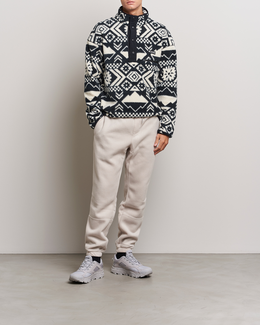 Herre | Gensere | Columbia | Helvetia Half Snap Fleece Black Checkered