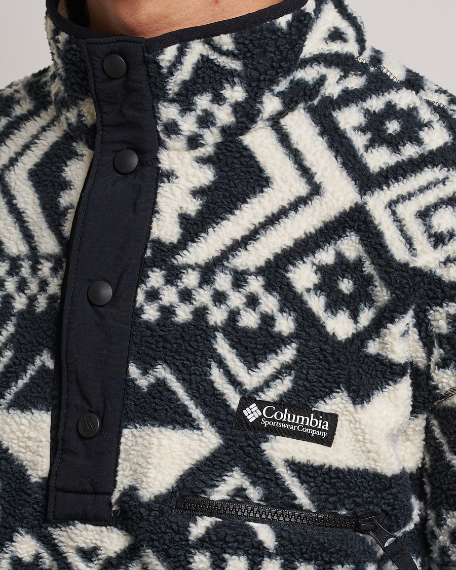 Herre | Gensere | Columbia | Helvetia Half Snap Fleece Black Checkered