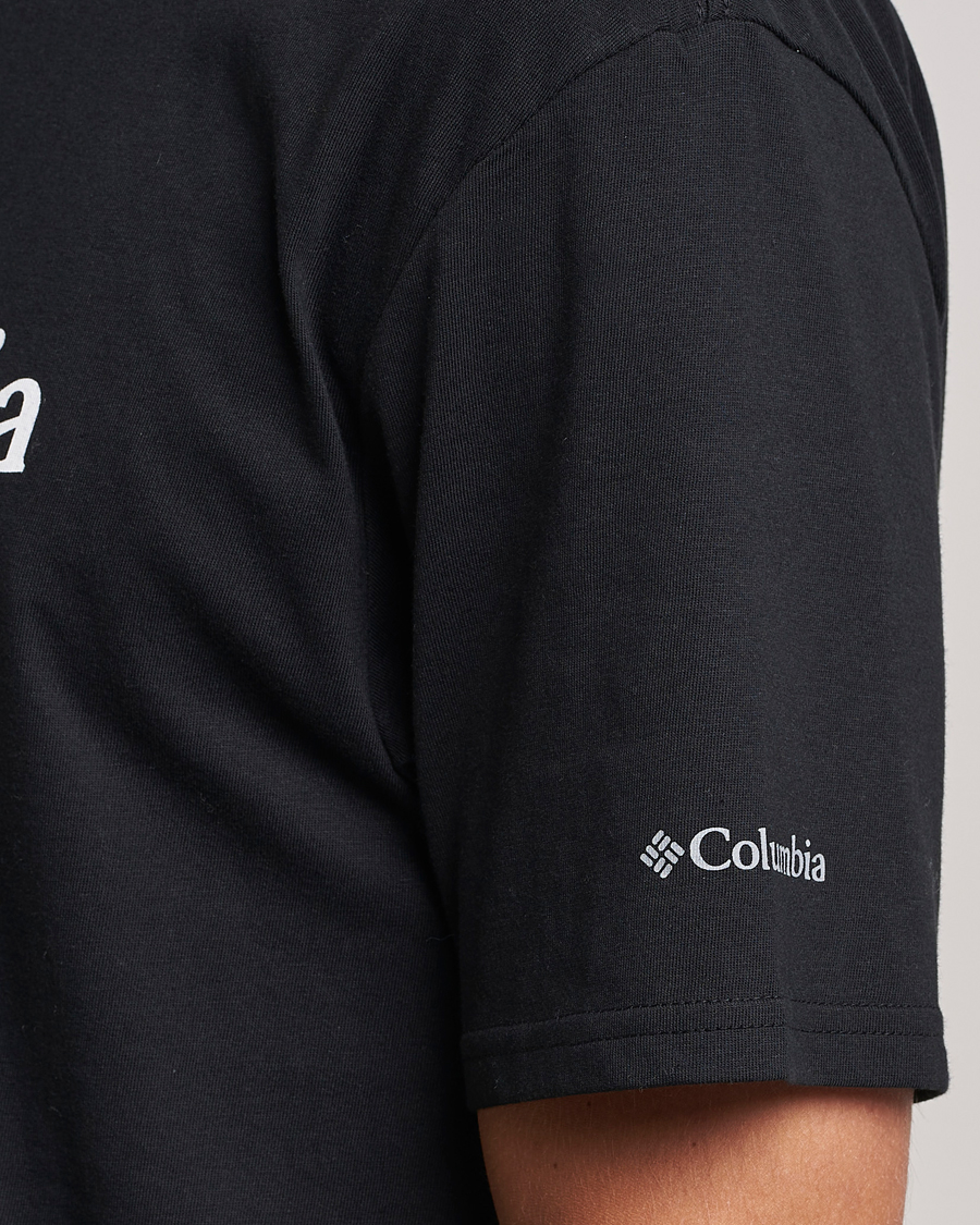Herre | T-Shirts | Columbia | Organic Cotton Basic Logo T-Shirt Black