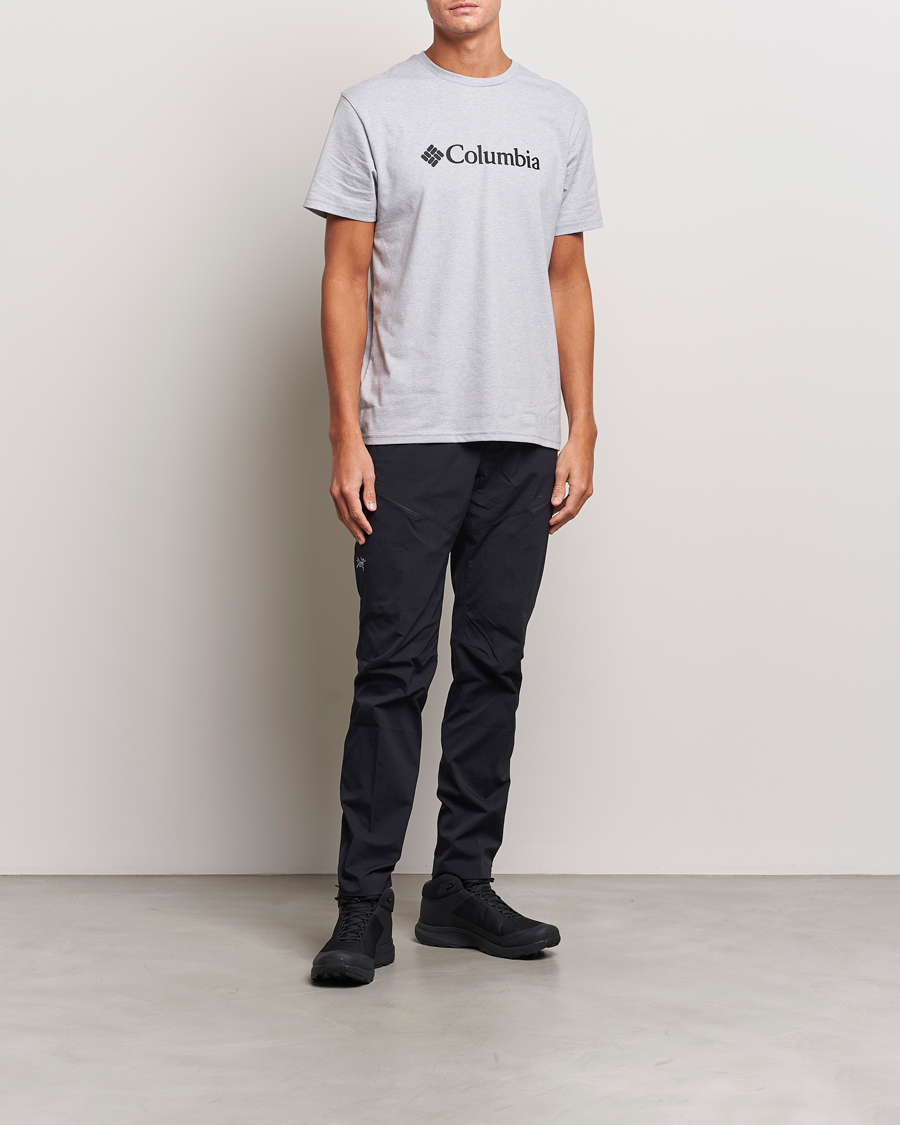 Herre | T-Shirts | Columbia | Organic Cotton Basic Logo T-Shirt Grey Heather
