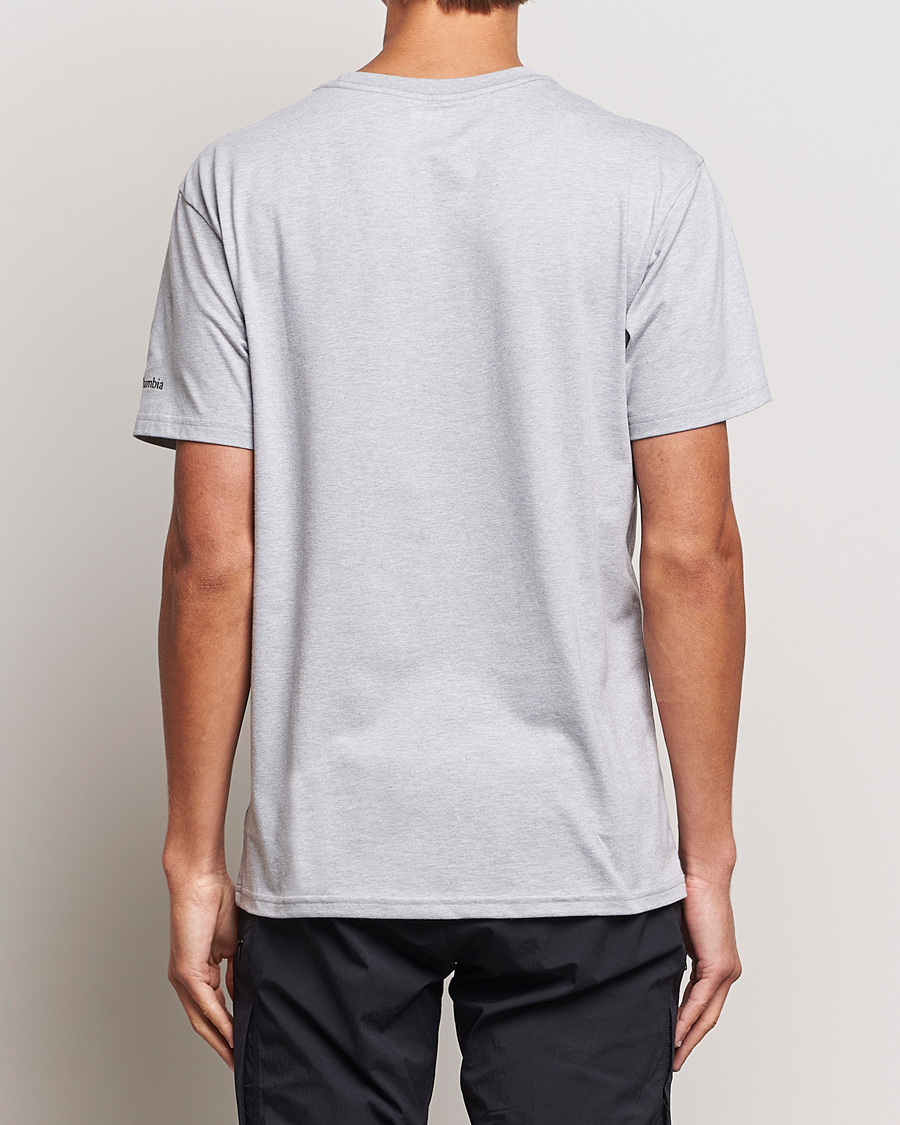 Herre | T-Shirts | Columbia | Organic Cotton Basic Logo T-Shirt Grey Heather
