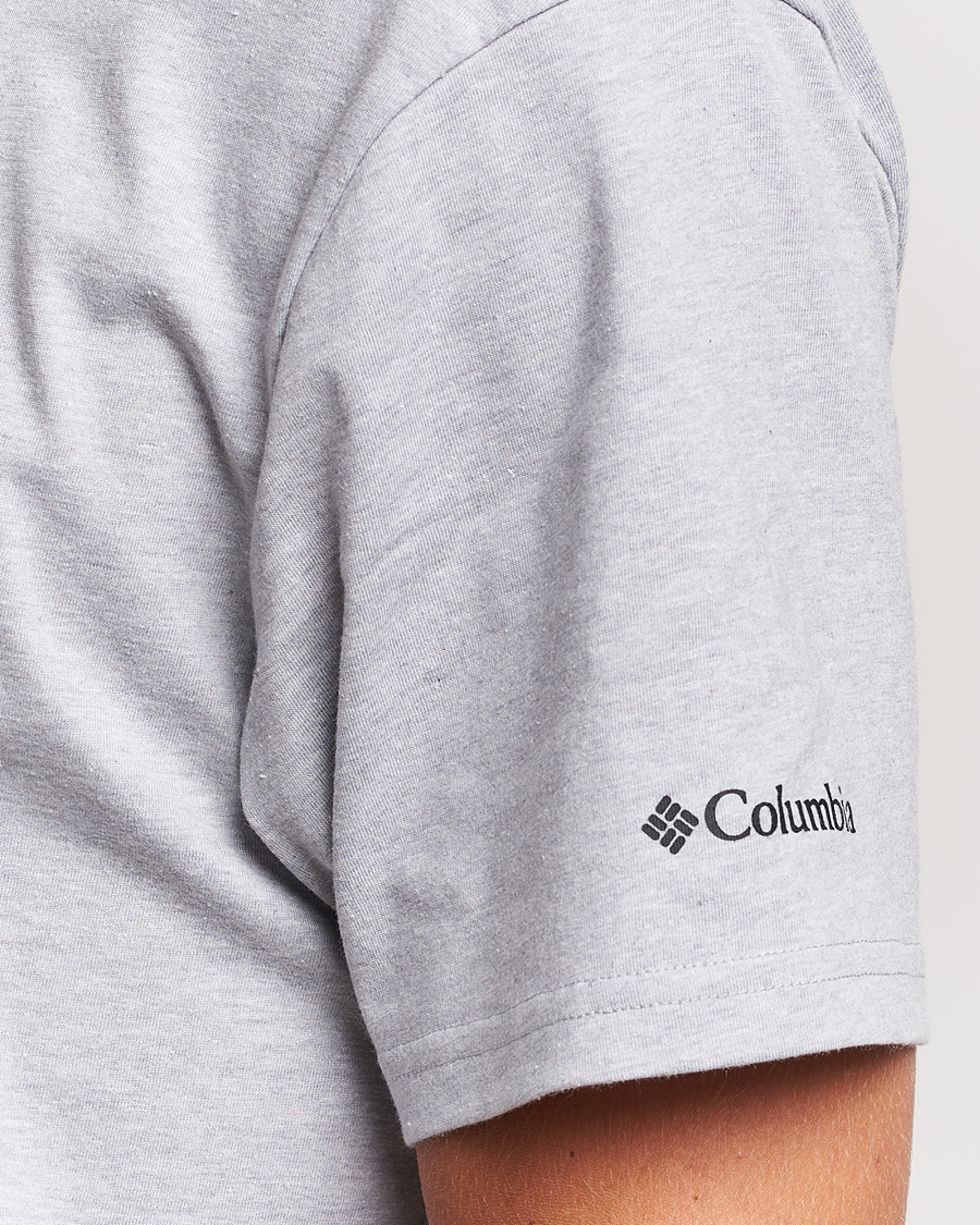 Herre | T-Shirts | Columbia | Organic Cotton Basic Logo T-Shirt Grey Heather