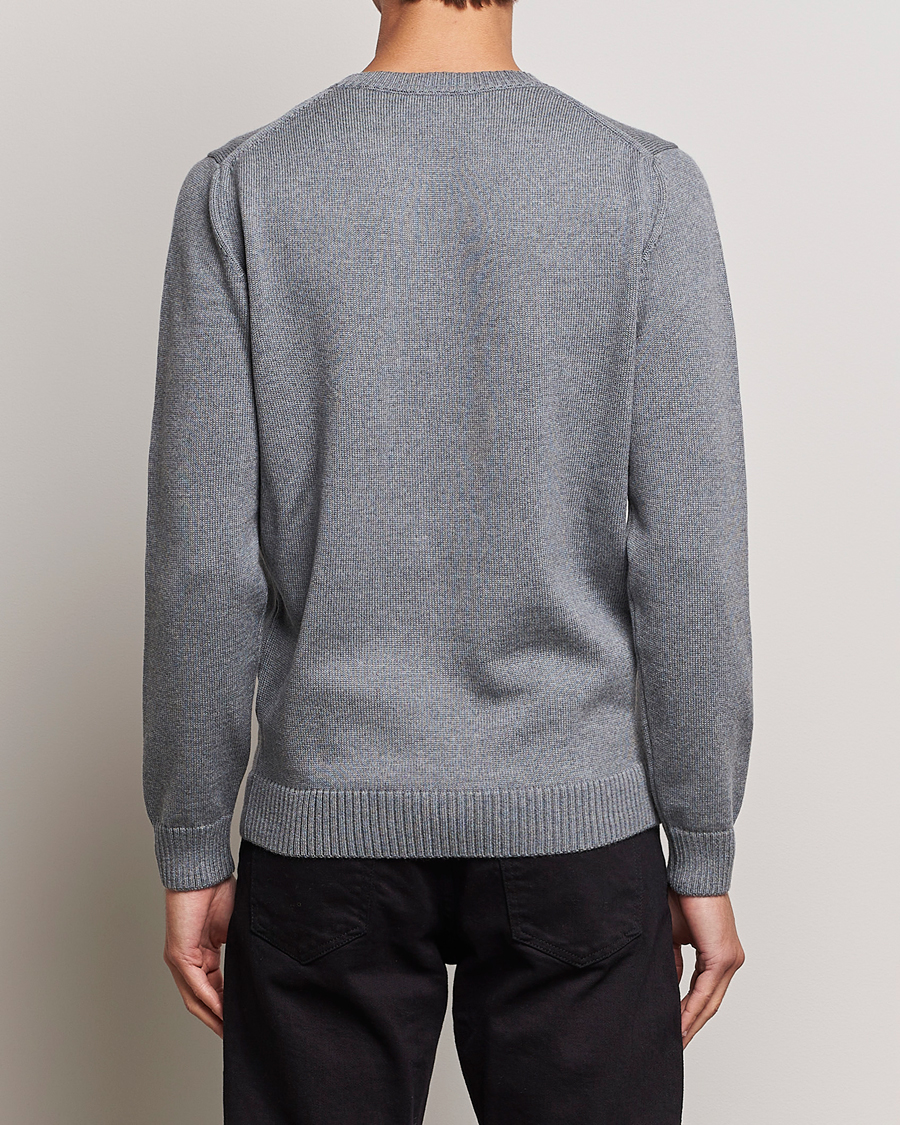 Herre | Gensere | Stenströms | Chunky Merino Crew Neck Grey