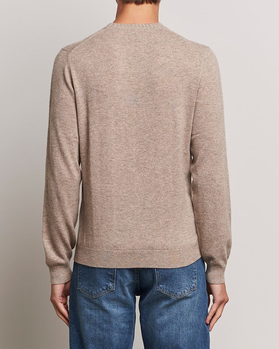 Herre | Gensere | Stenströms | Cashmere Crewneck Beige