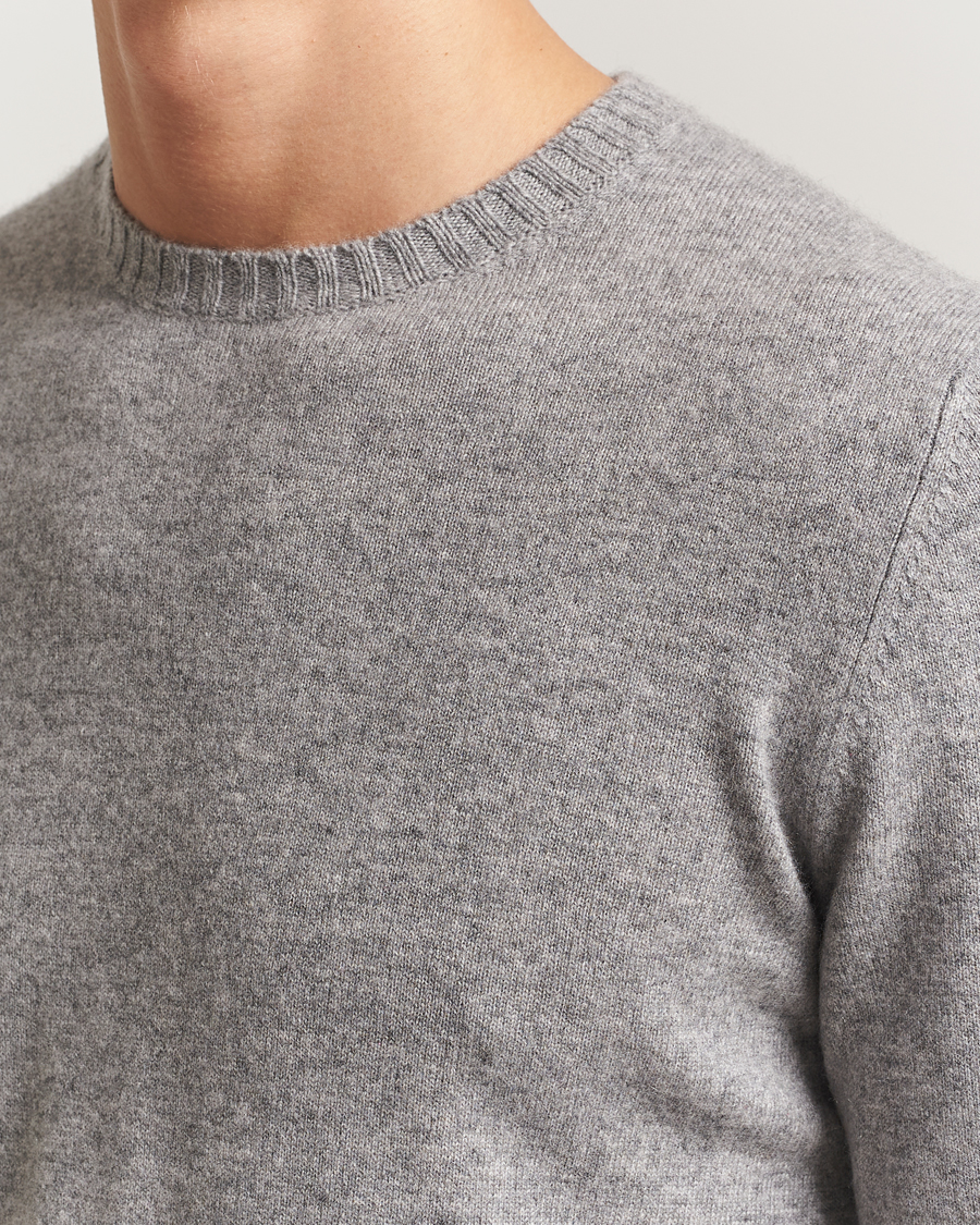 Herre | Gensere | Stenströms | Cashmere Crewneck Grey