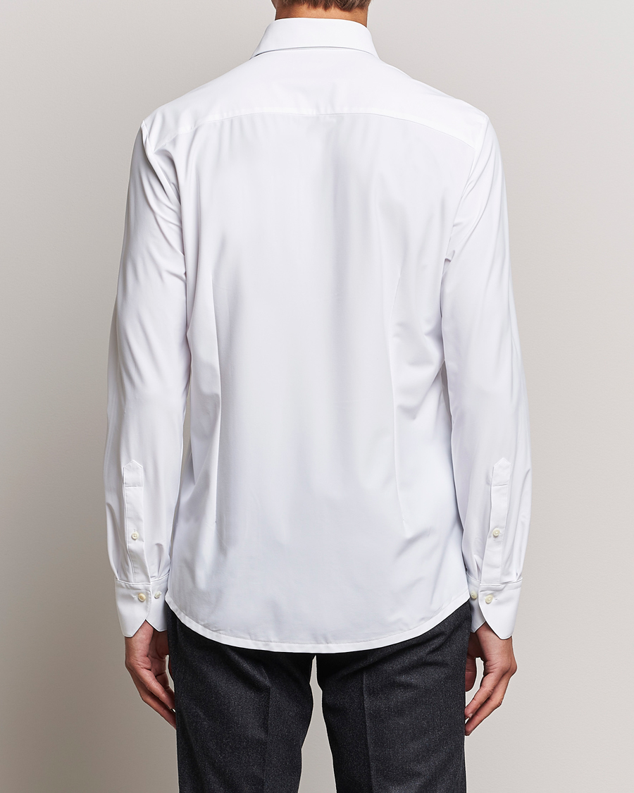 Herre | Skjorter | Stenströms | Slimline Cut Away 4-Way Stretch Shirt White