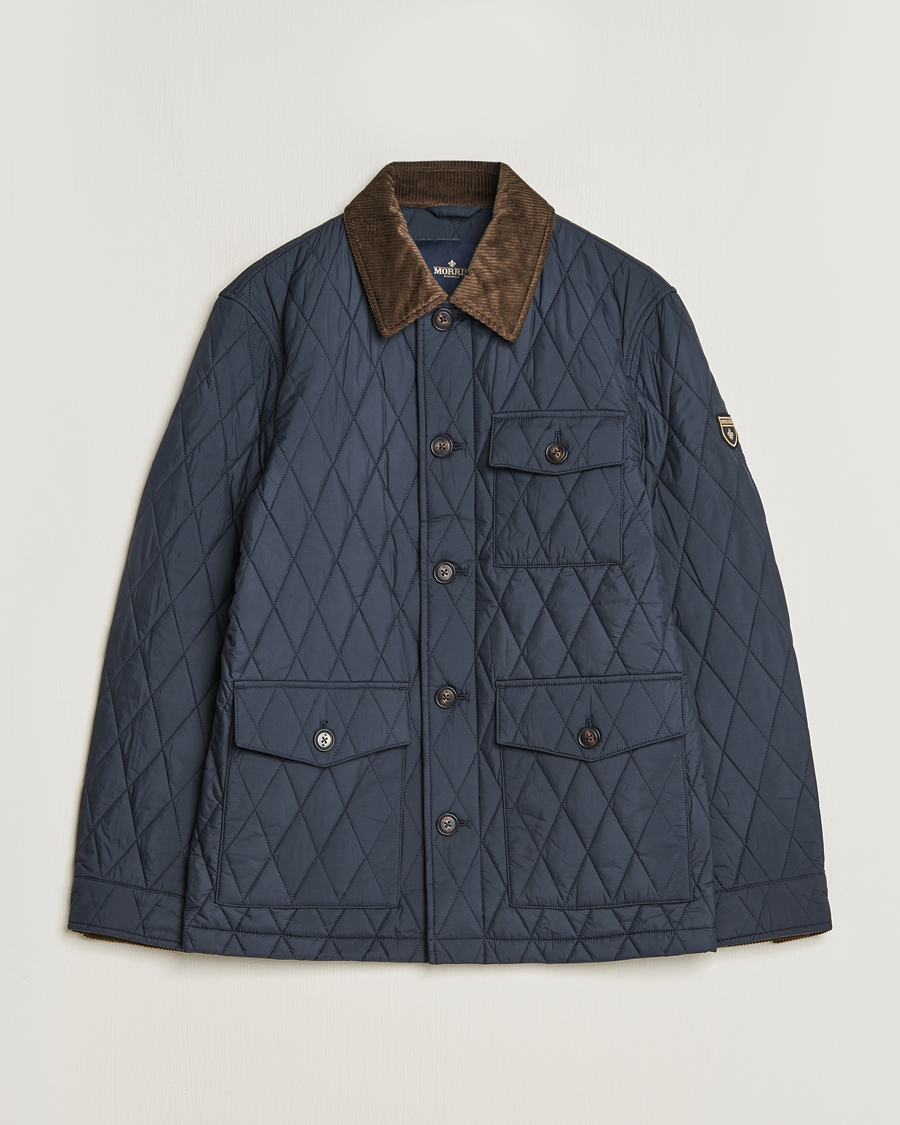 Herre | Jakker | Morris | Thornhill Quilted Jacket Navy