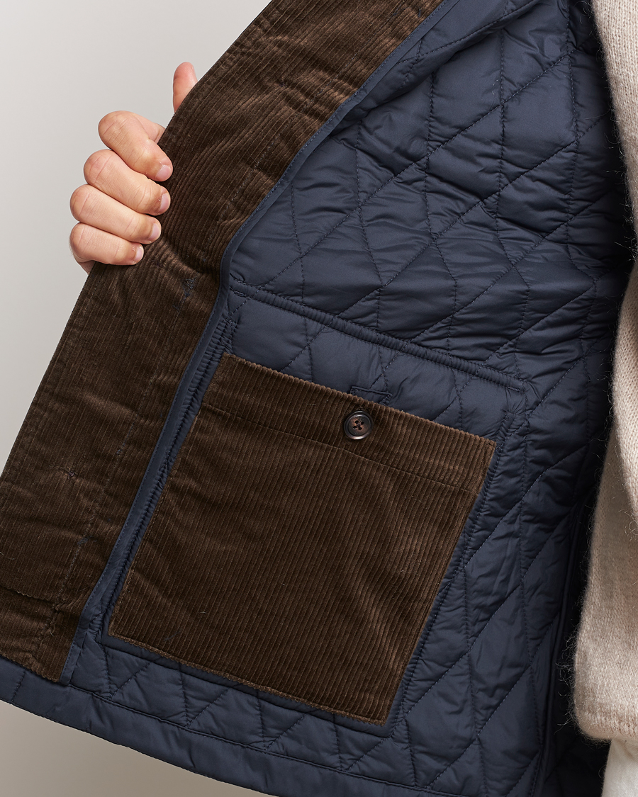 Herre | Jakker | Morris | Thornhill Quilted Jacket Navy
