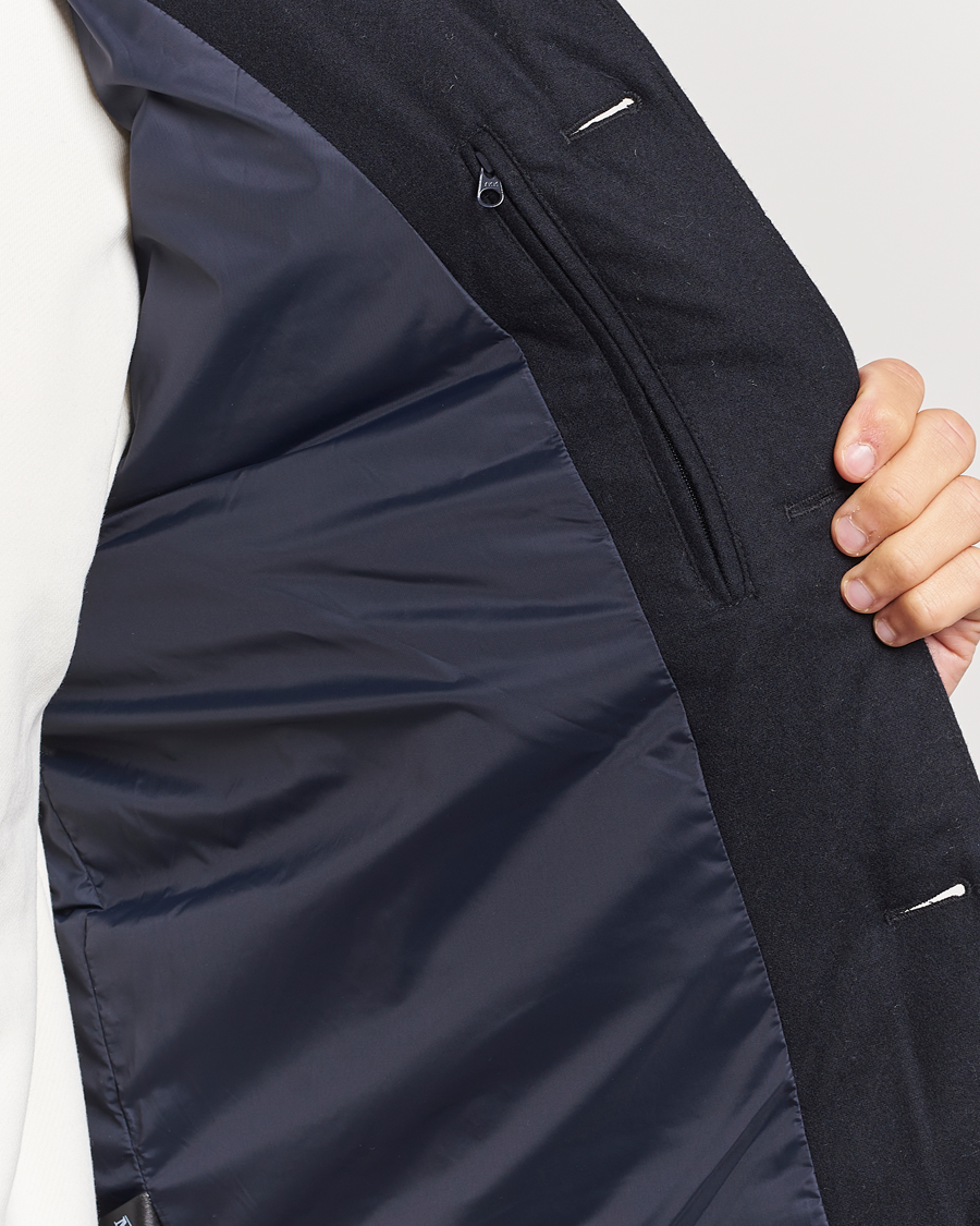 Herre | Jakker | Morris | Alston Wool Flanell Vest Blue