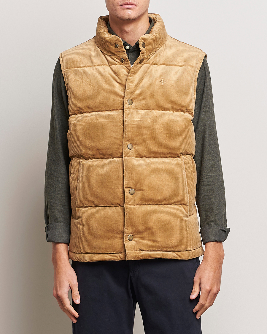 Herre | Jakker | Morris | Kirkby Cord Vest Beige