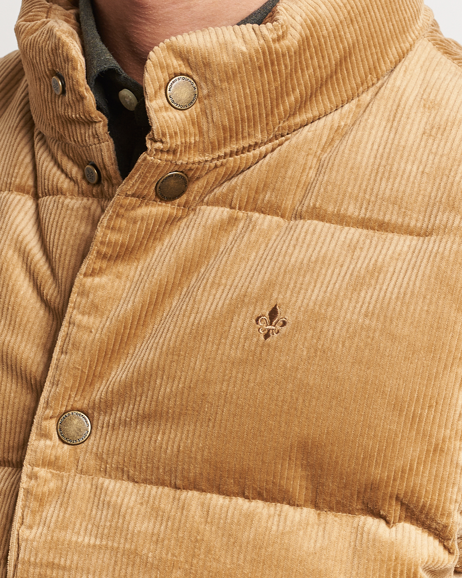 Herre | Jakker | Morris | Kirkby Cord Vest Beige