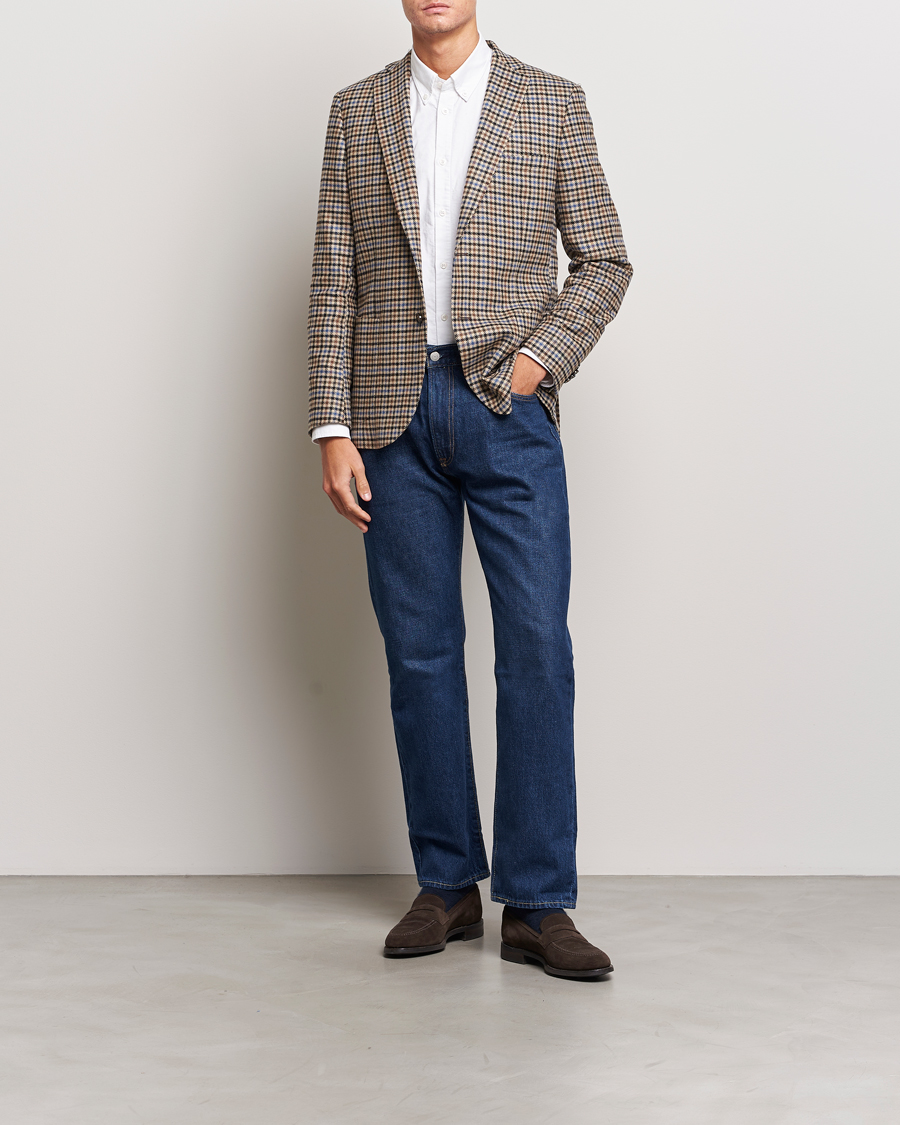 Herre | Dressjakker | Morris | Archie Check Blazer Khaki