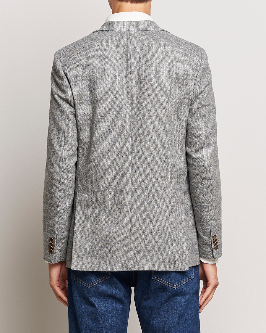 Herre | Dressjakker | Morris | Archie Herringbone Blazer Grey