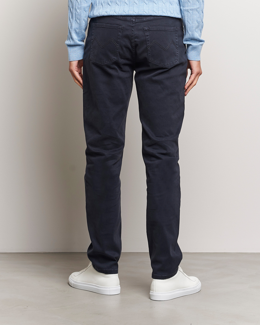 Herre | Bukser | Morris | James Brushed 5-Pocket Pant Blue