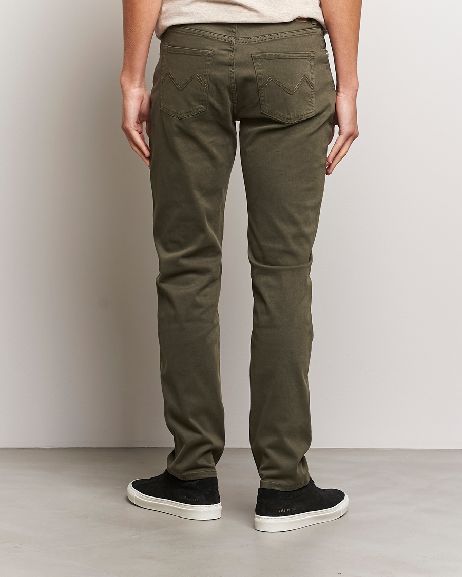 Herre | Bukser | Morris | James Brushed 5-Pocket Pant Olive