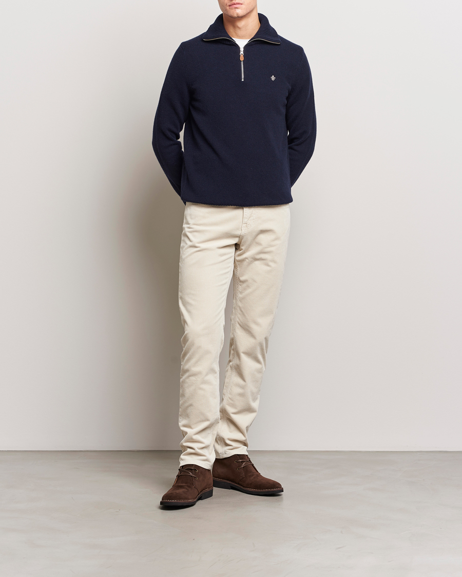 Herre | Bukser | Morris | James Corduroy 5-Pocket Pant Off White