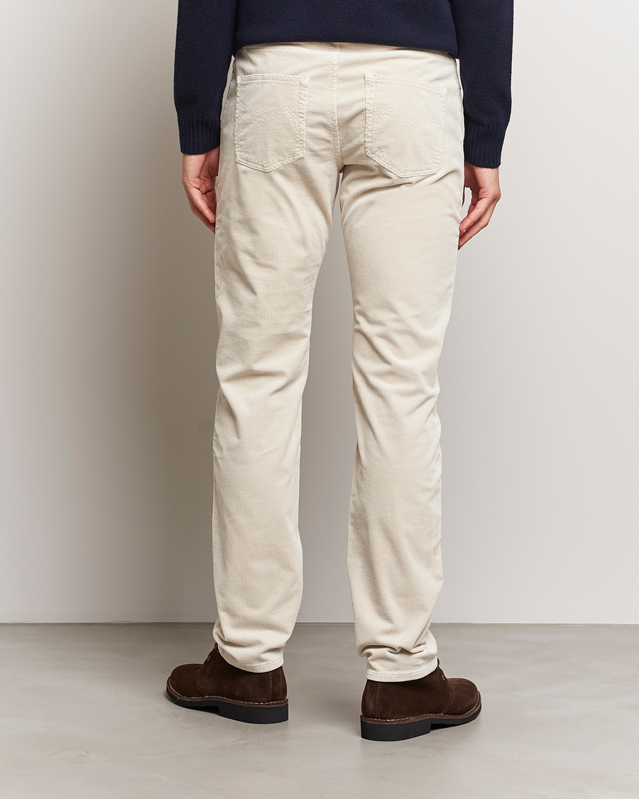 Herre | Bukser | Morris | James Corduroy 5-Pocket Pant Off White