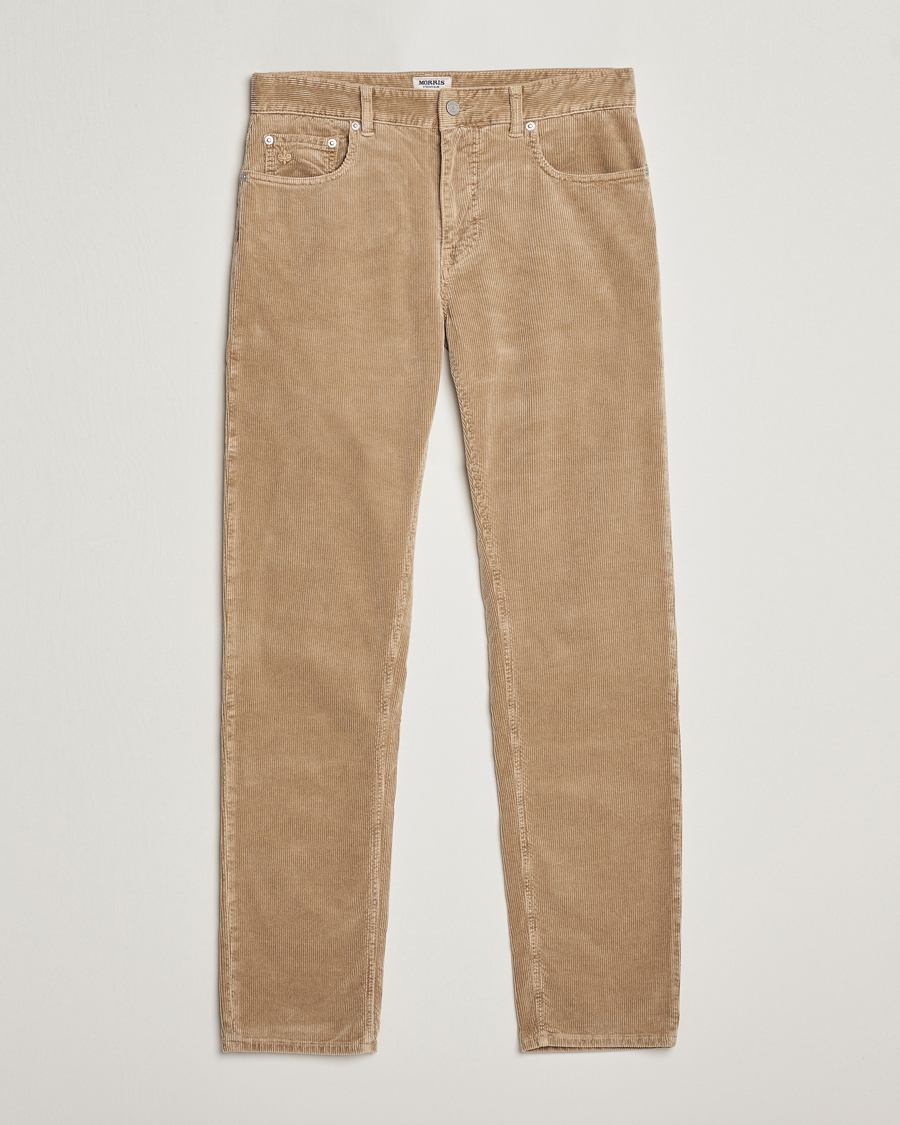 Herre | Bukser | Morris | James Corduroy 5-Pocket Pant Camel