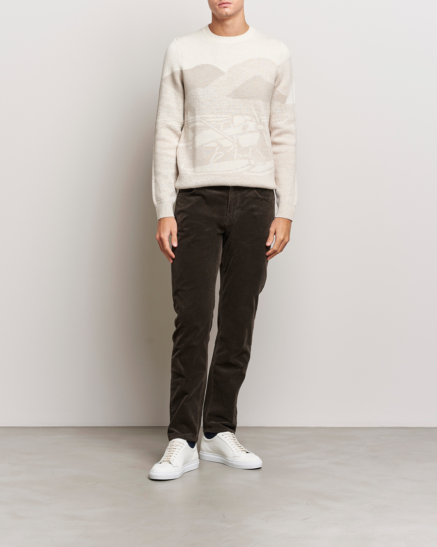 Herre | Bukser | Morris | James Corduroy 5-Pocket Pant Dark Brown