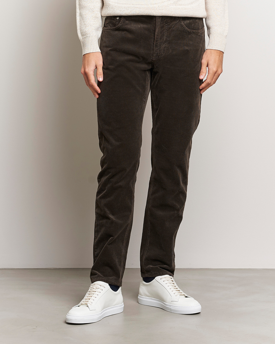 Herre |  | Morris | James Corduroy 5-Pocket Pant Dark Brown