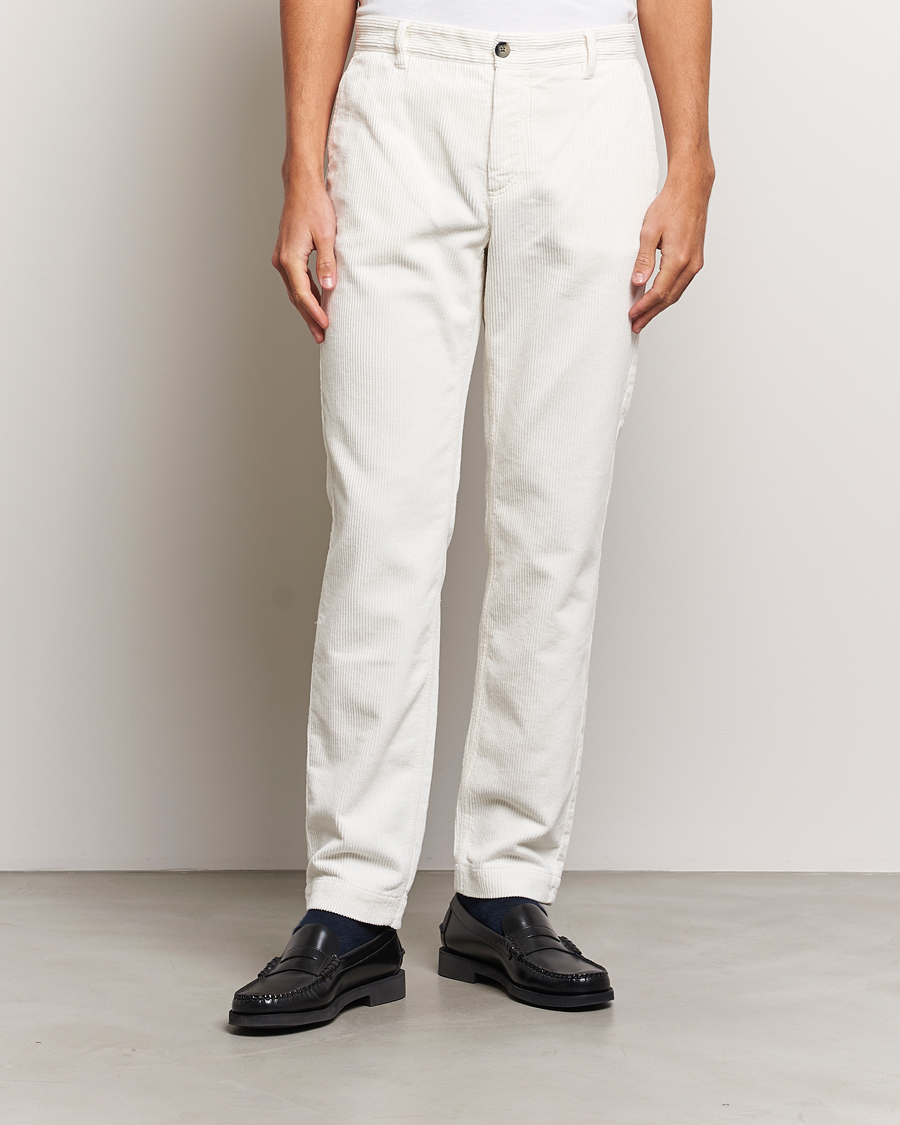 Herre | Bukser | Morris | Jeffrey Corduroy Chinos Off White