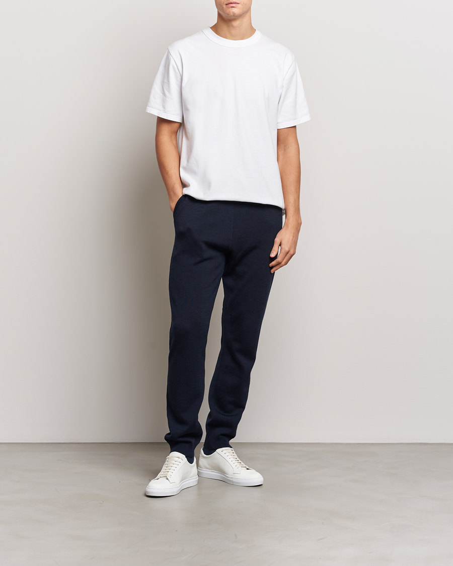 Herre | Bukser | Morris | Merino Pants Navy