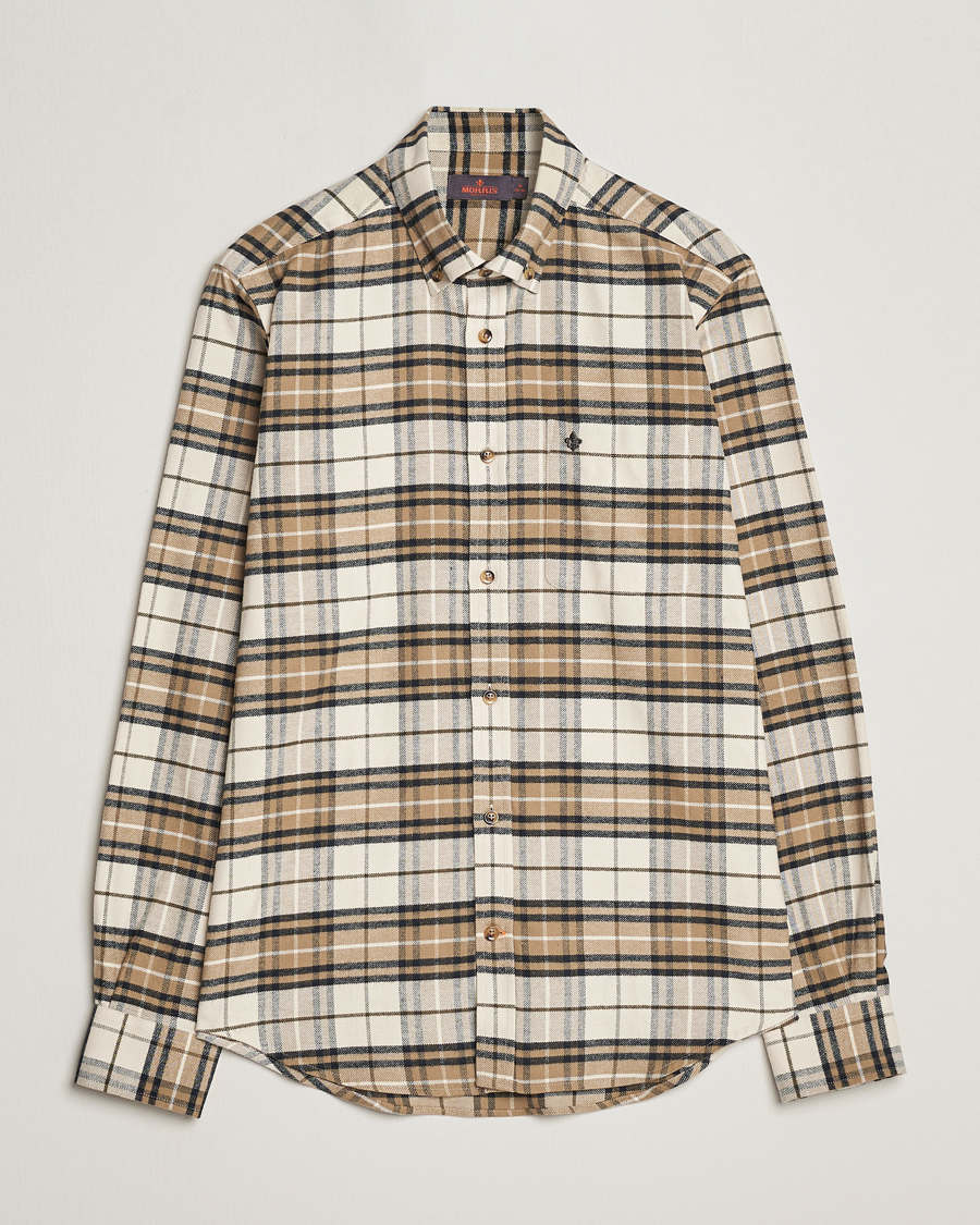 Herre | | Morris | Flanell Big Check Shirt Off White