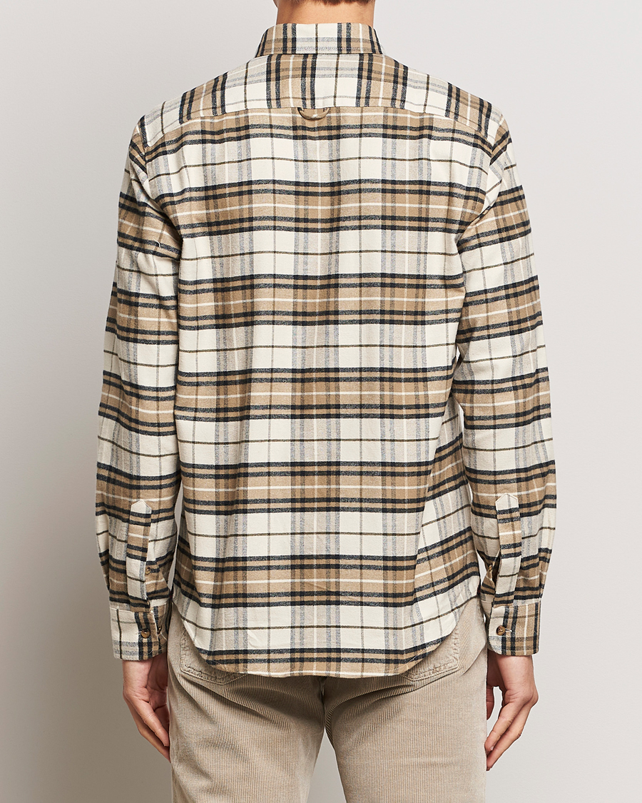 Herre | Skjorter | Morris | Flanell Big Check Shirt Off White