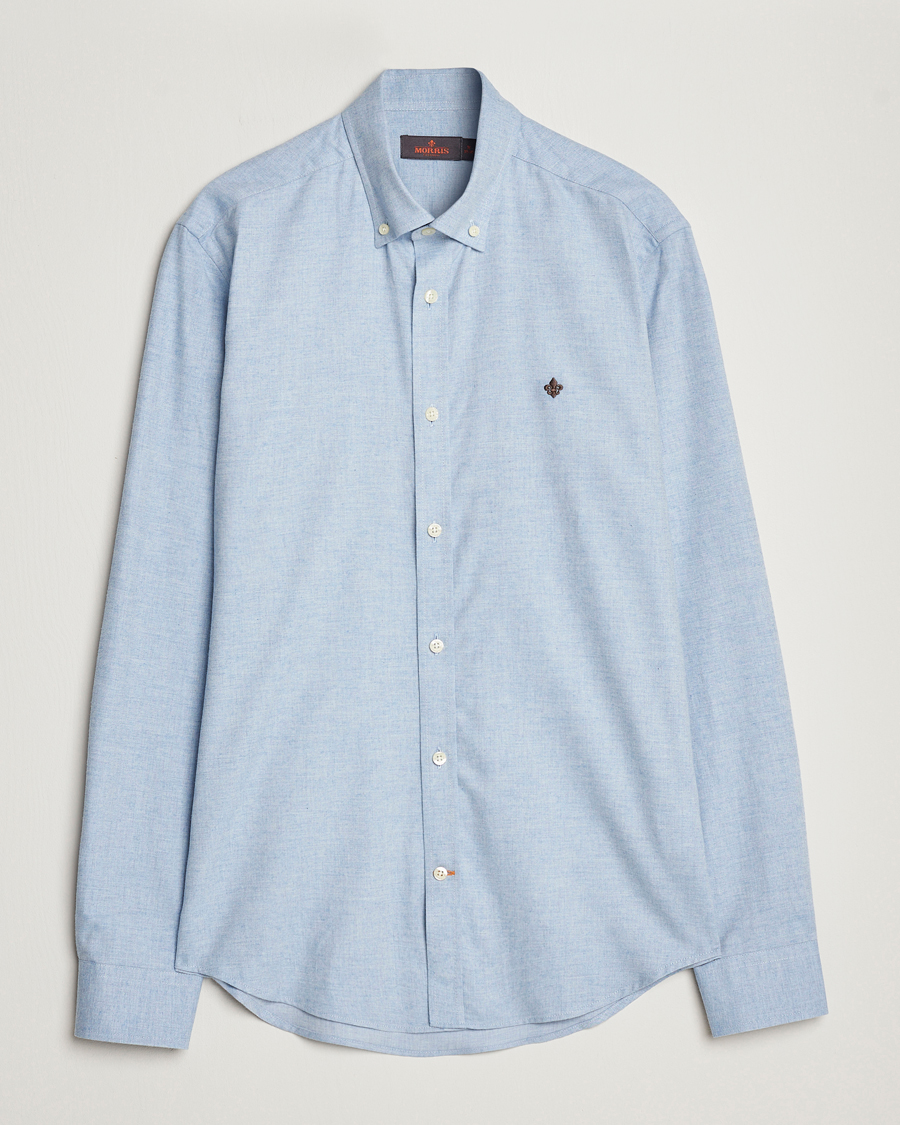 Herre | | Morris | Watts Flanell Shirt Light Blue
