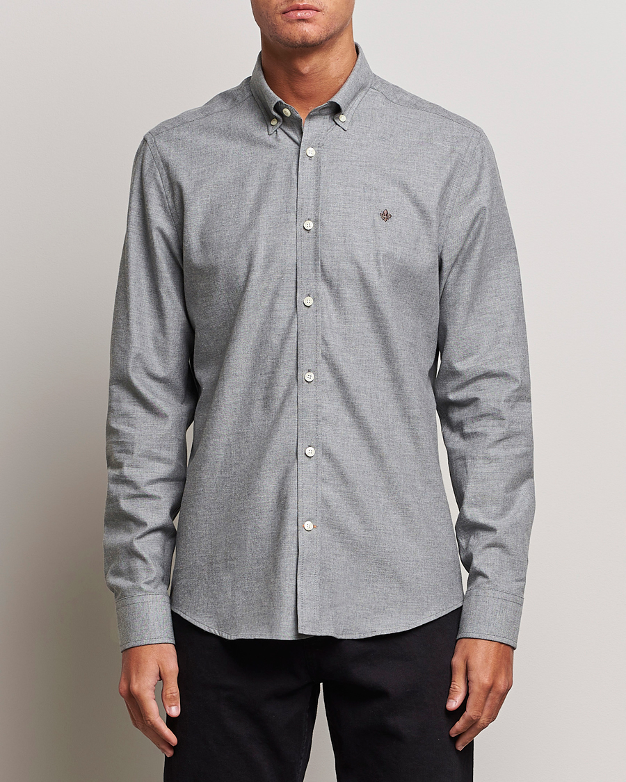 Herre |  | Morris | Watts Flanell Shirt Light Grey