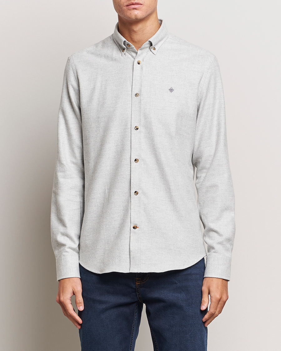 Herre | Skjorter | Morris | Flanell Check Shirt Grey