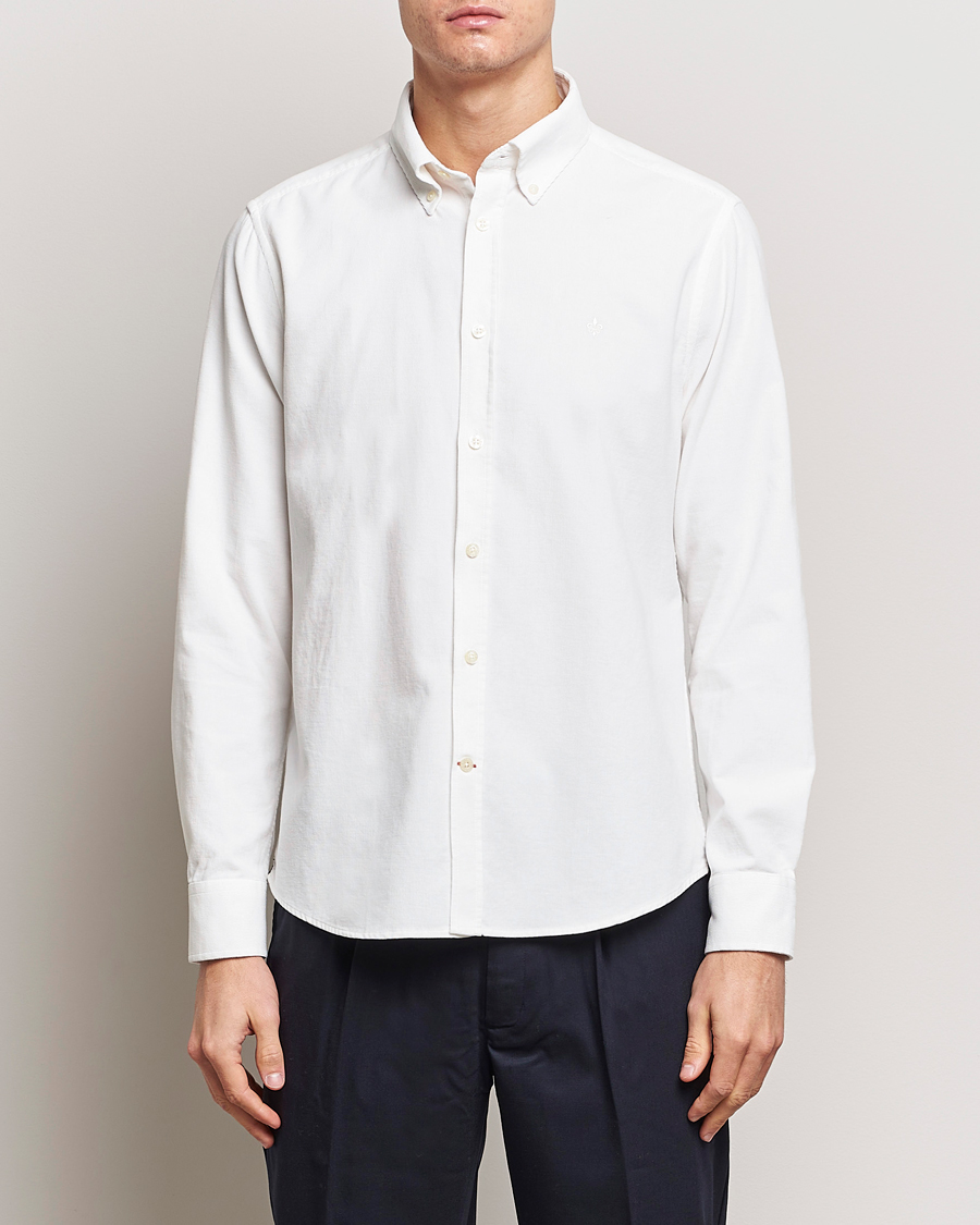 Herre |  | Morris | Douglas Corduroy Shirt Off White