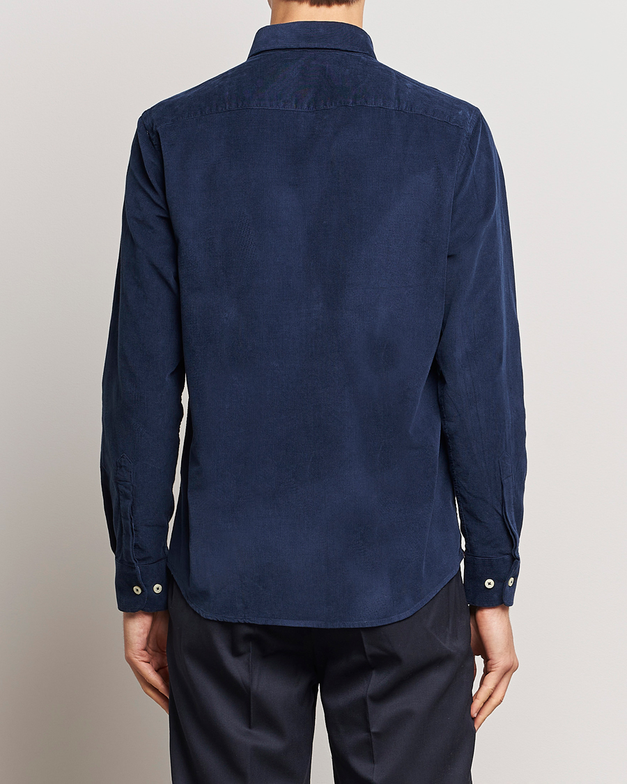 Herre | Skjorter | Morris | Douglas Corduroy Shirt Blue