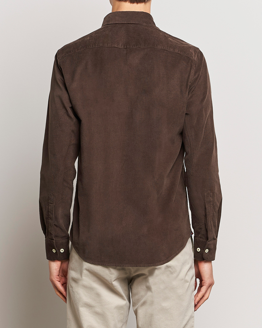 Herre | Skjorter | Morris | Douglas Corduroy Shirt Brown