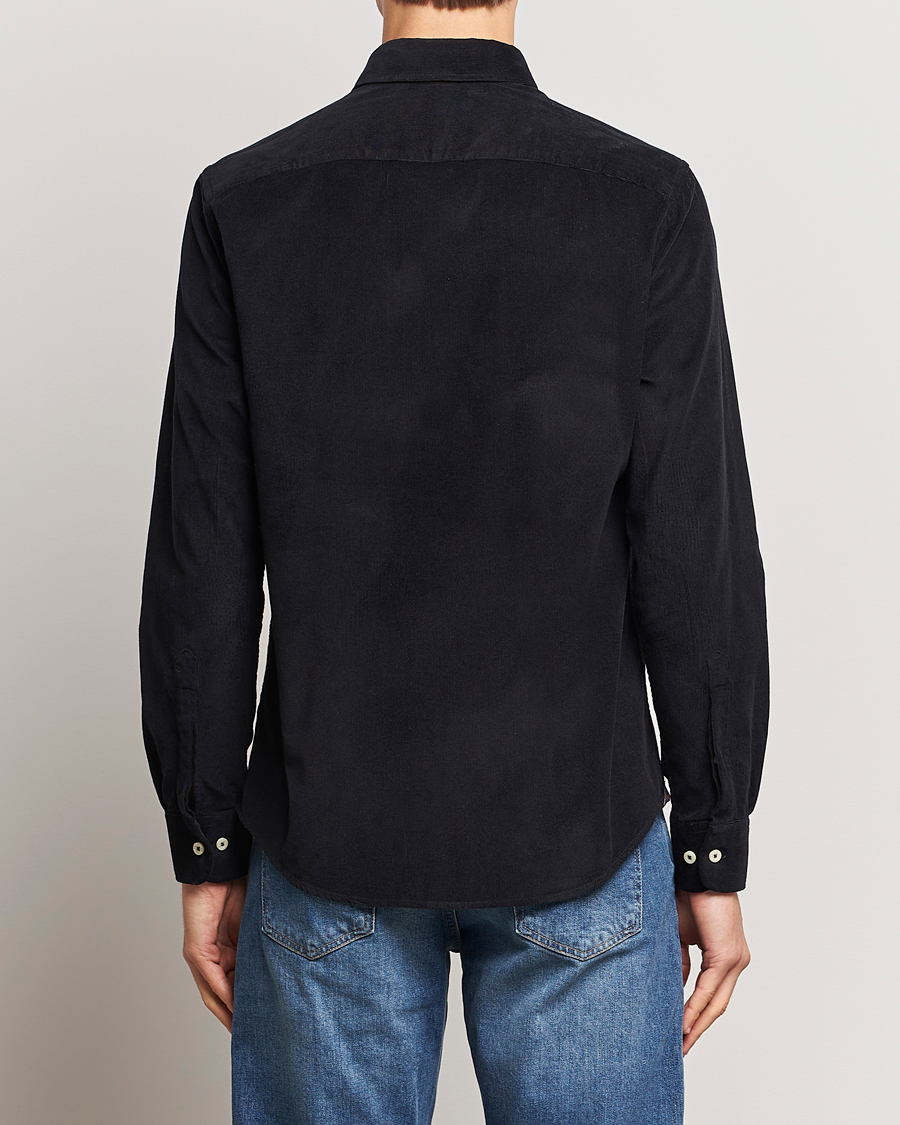 Herre | Skjorter | Morris | Douglas Corduroy Shirt Black