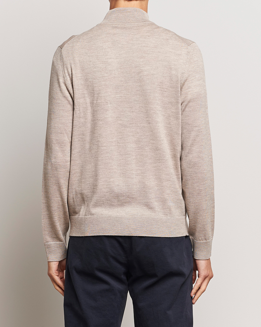 Herre | Gensere | Morris | Merino Zip Cardigan Khaki