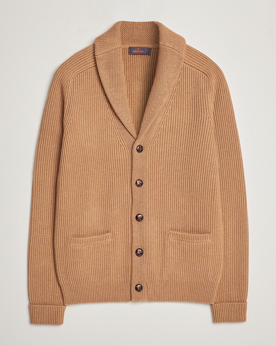 Herre | Gensere | Morris | Brayden Shawl Cardigan Camel