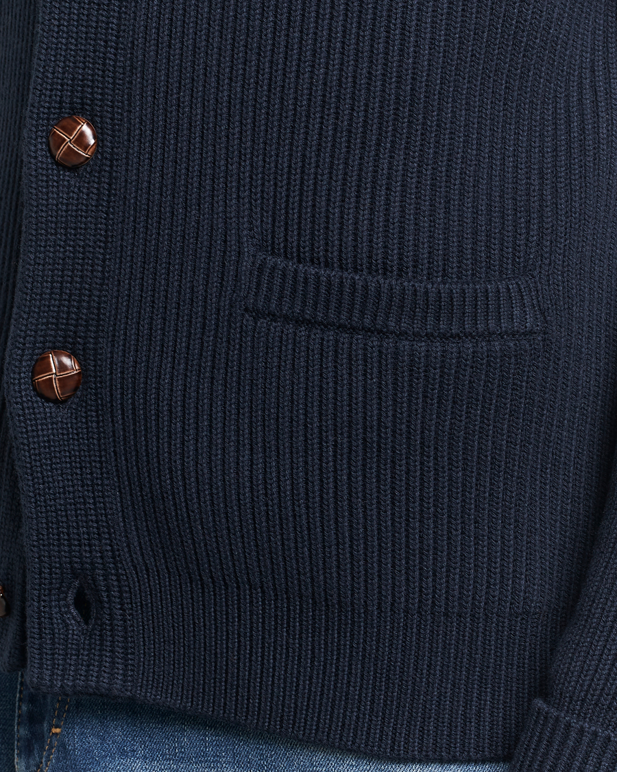 Herre | Gensere | Morris | Brayden Shawl Cardigan Navy