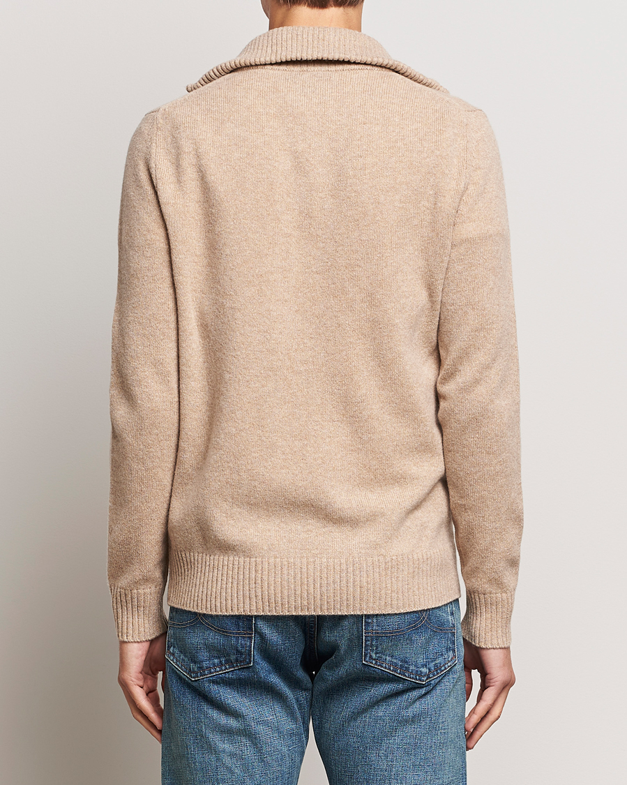 Herre | Gensere | Morris | Newton Half Zip Khaki