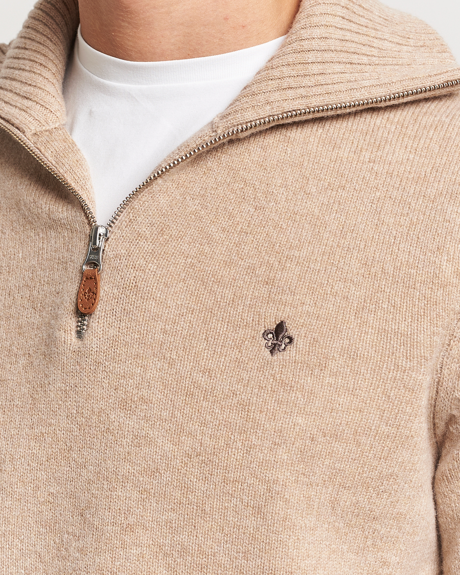 Herre | Gensere | Morris | Newton Half Zip Khaki