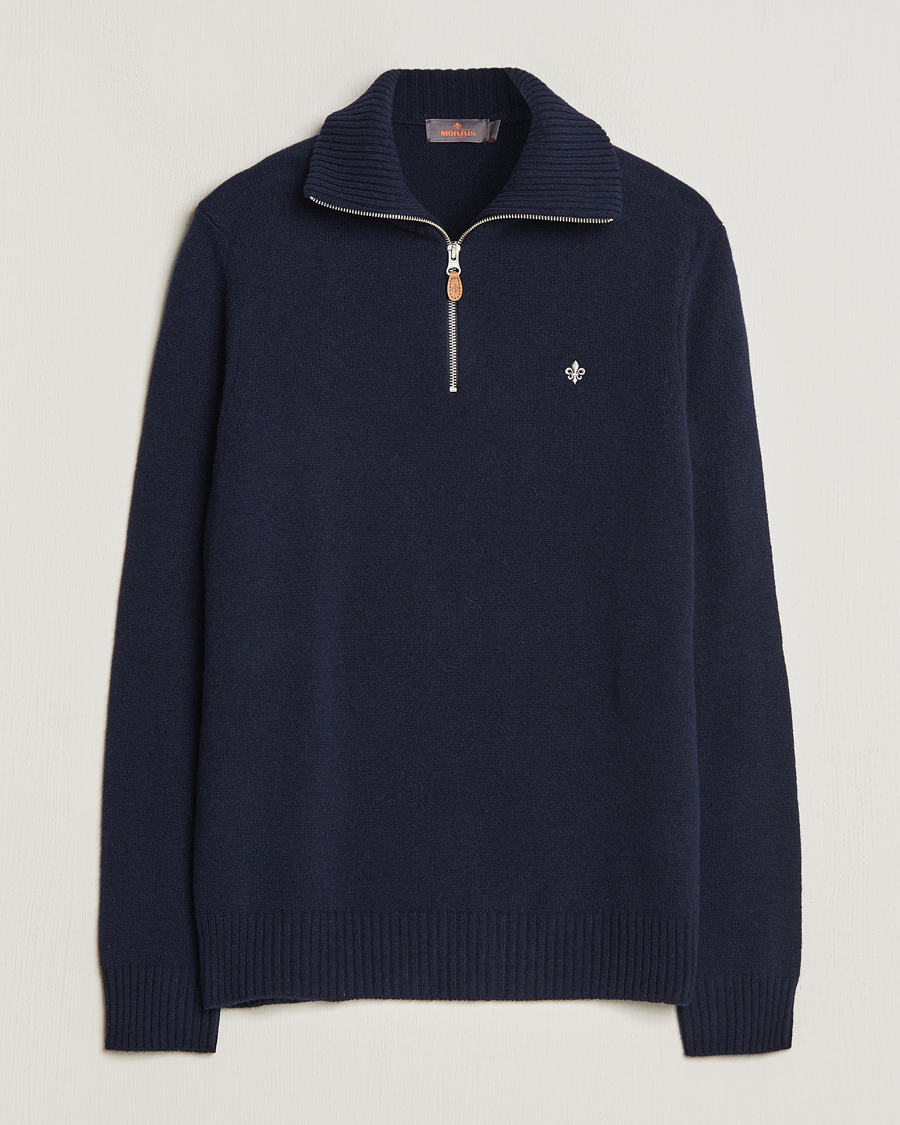 Herre | Gensere | Morris | Newton Half Zip Navy