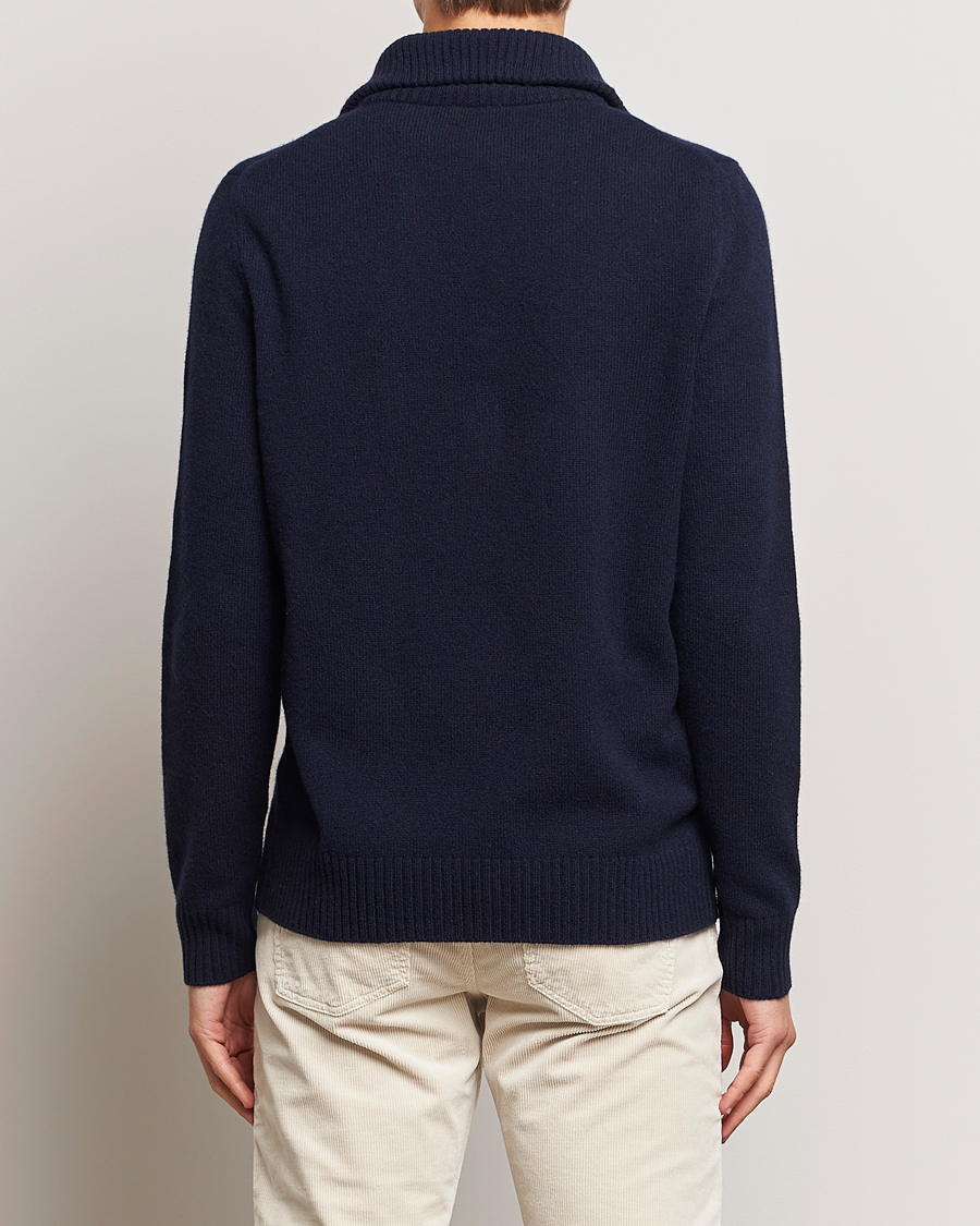 Herre | Gensere | Morris | Newton Half Zip Navy
