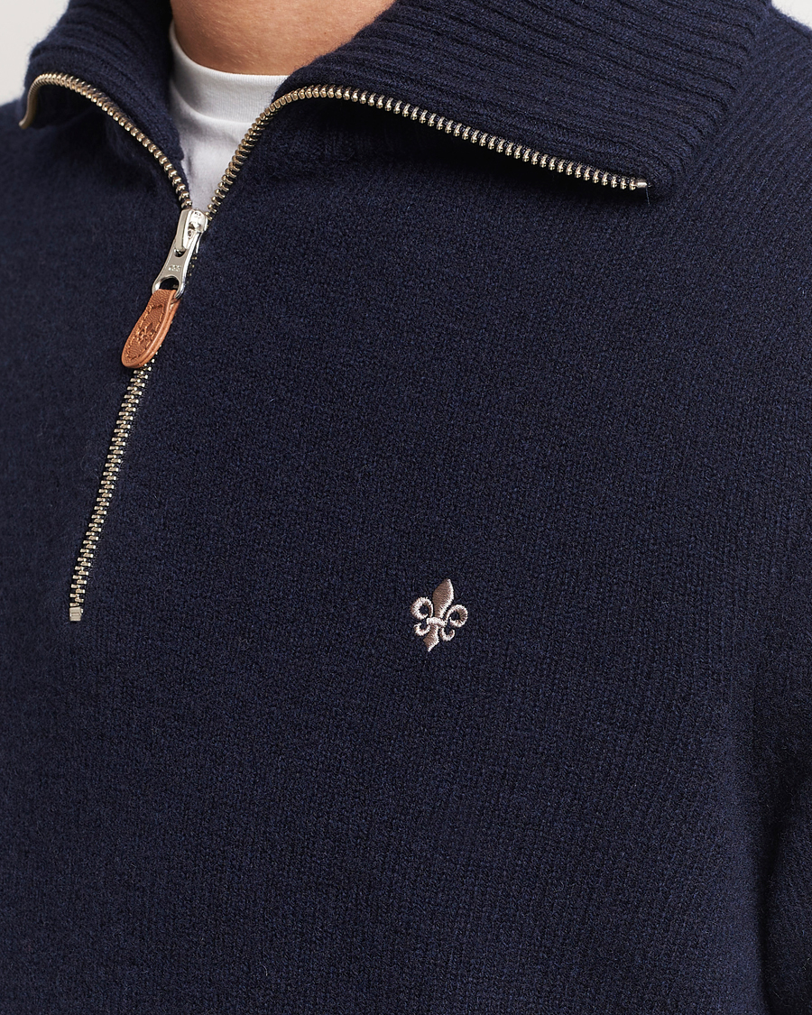 Herre | Gensere | Morris | Newton Half Zip Navy