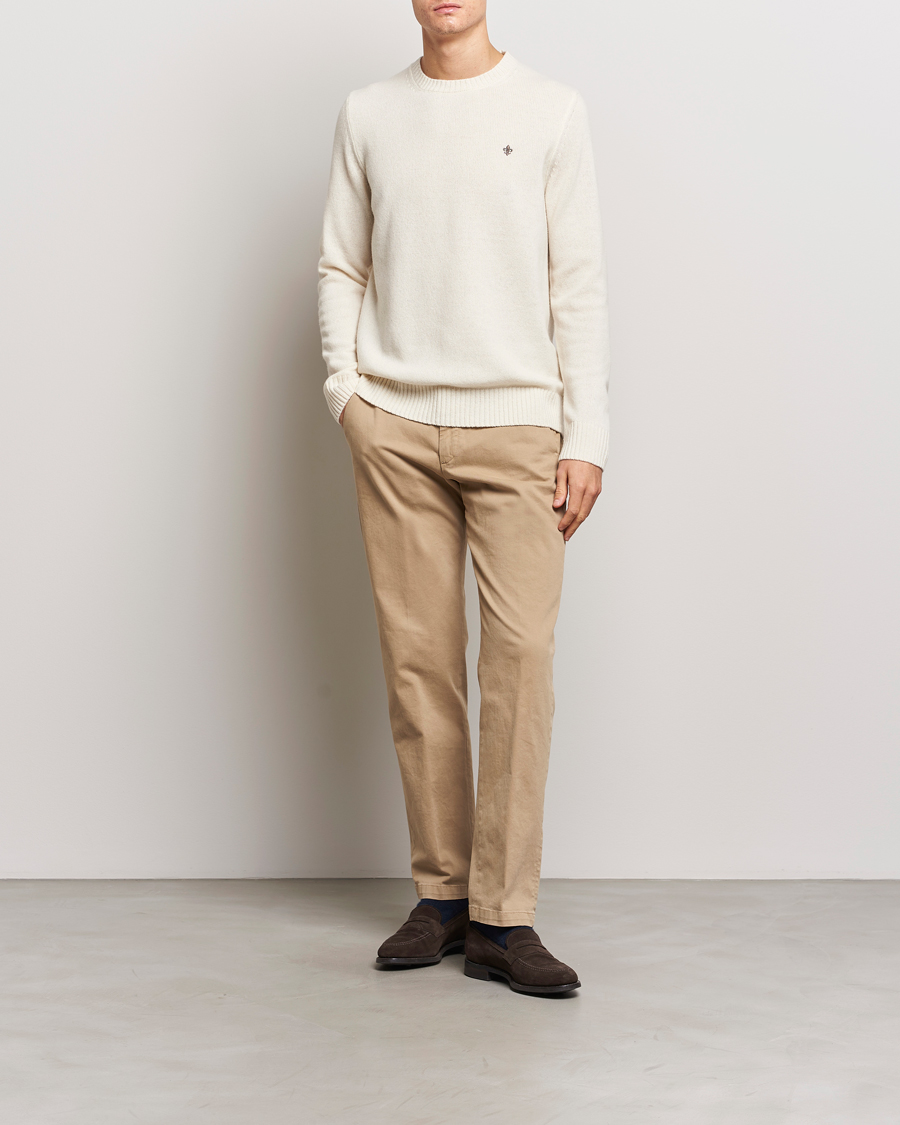 Herre | Gensere | Morris | Newton Crew Neck Off White