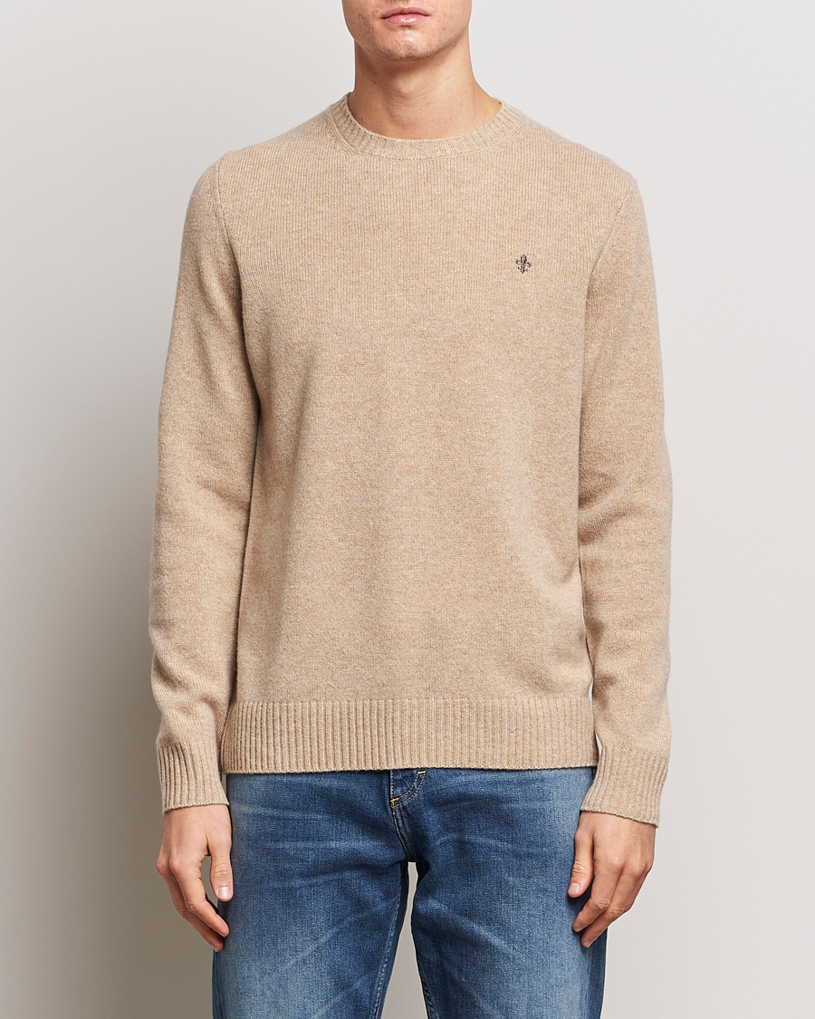 Herre | Strikkede gensere | Morris | Newton Crew Neck Khaki