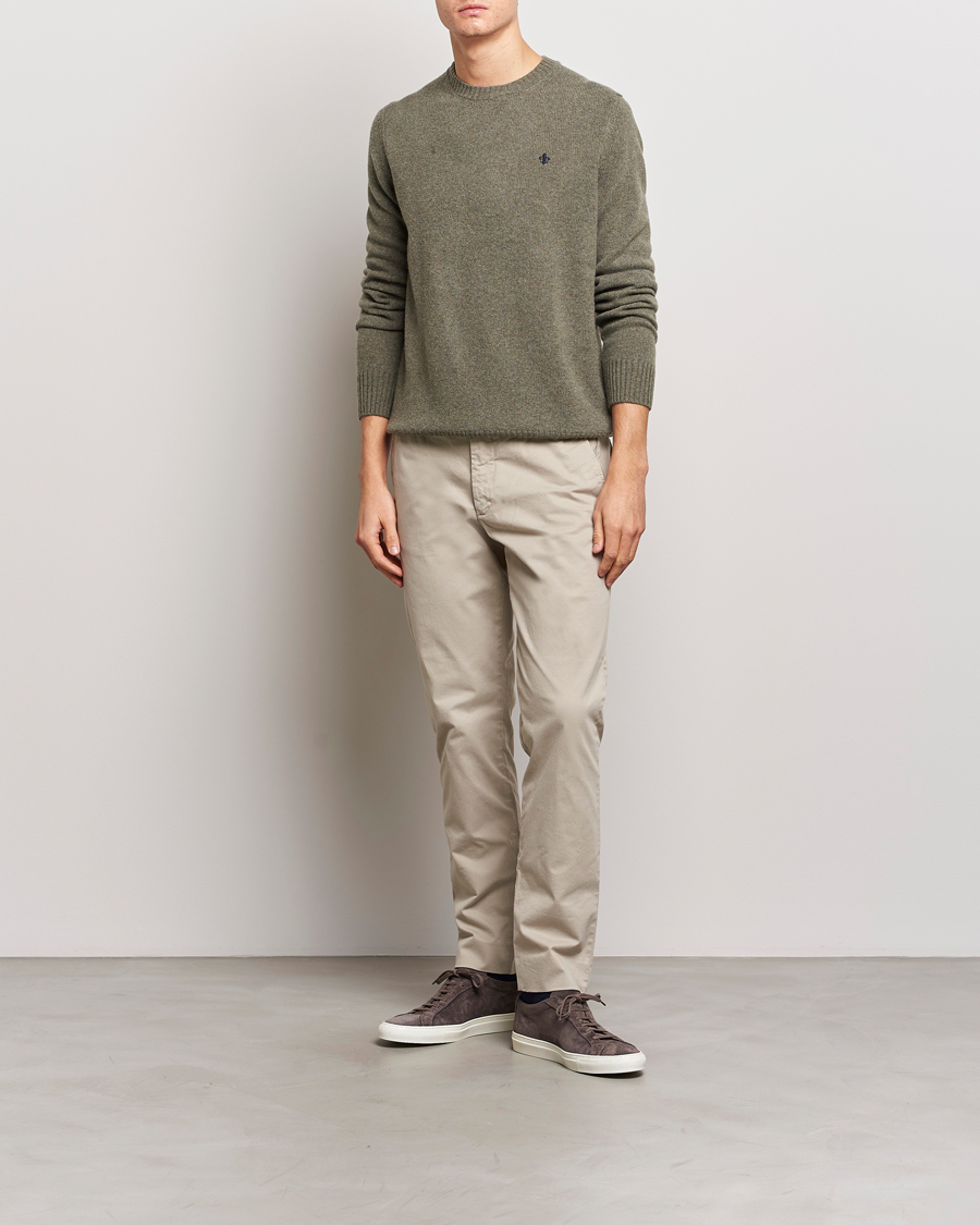 Herre | Gensere | Morris | Newton Crew Neck Olive